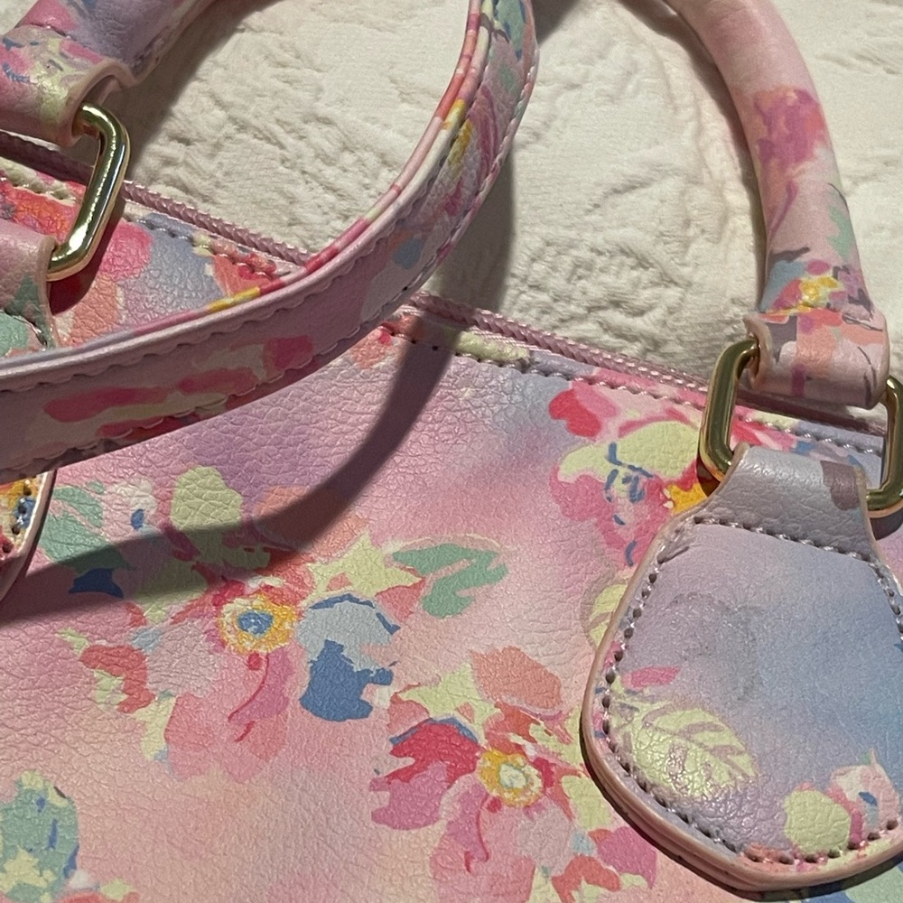 Floral Pink Satchel - Picture 14 of 16